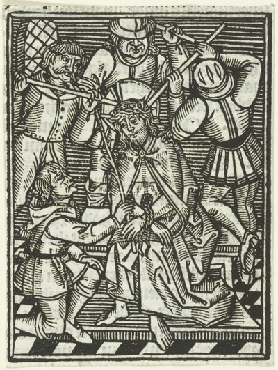 Dikenlerin Taçlanması by Meester van de Delbecq Schreiber Passie (attributed to)