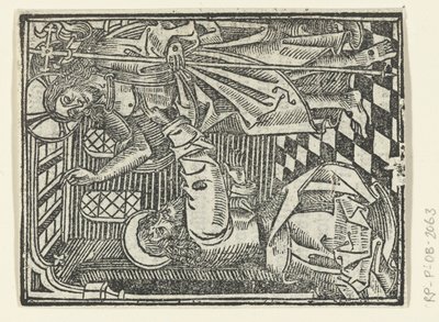 şüpheci Thomas by Meester van de Delbecq Schreiber Passie (attributed to)