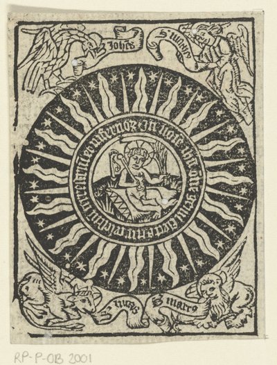 Mesih çocuğu kendini cezalandırır. by Meester van de Delbecq Schreiber Passie (attributed to)