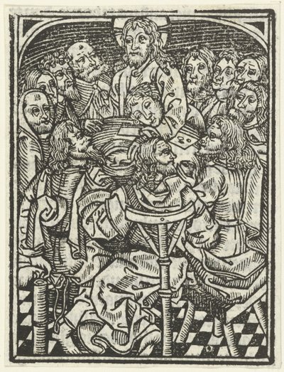 Son Akşam Yemeği by Meester van de Delbecq Schreiber Passie (attributed to)