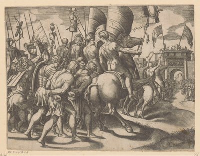 Triomf van Scipio by Meester van de Dobbelsteen