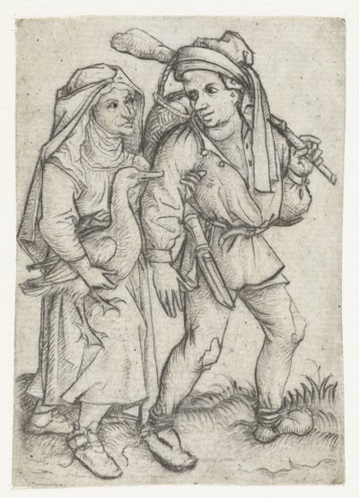 köylü çift by Meester van het Amsterdamse Kabinet
