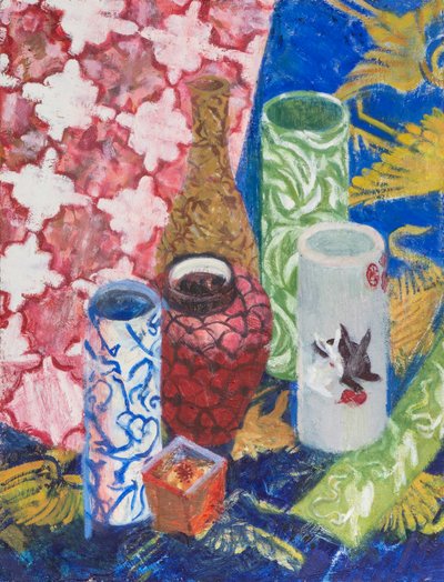 Beş Vazolu Natürmort, 2007 (tuval üzerine yağlıboya) by Megan Williamson