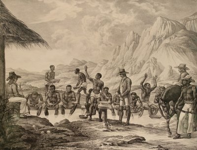 Elmasların yıkanması, Curralinho, 1823-1831. by Meier