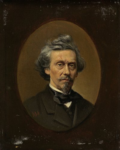 Petrus Franciscus Greive (1811-72), Ressam by Meijer Isaäc de Haan