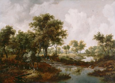 Ormanlık Bir Manzara, 1667 by Meindert Hobbema
