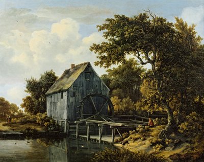 Danca: Vandmøllen The Watermill by Meindert Hobbema