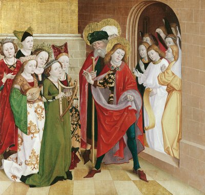 St. Veit dünyanın zevklerinden vazgeçiyor by Meister der Veitslegende