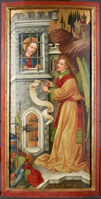 Tutuklu St. Catherine by Meister des Friedrichsaltars