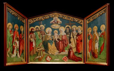 Annenaltar by Meister mit dem Stieglitz