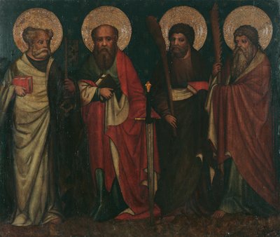 Havariler Peter, Paul, Yaşlı Yakup J ve Simon by Meister von Laufen