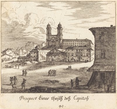Şehir Manzarası by Melchior Küsel after Johann Wilhelm Baur
