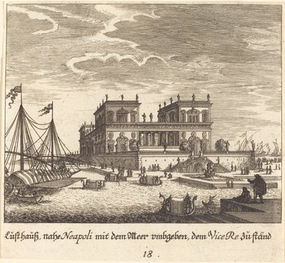 Saray, Vice Re, Napoli by Melchior Küsel after Johann Wilhelm Baur