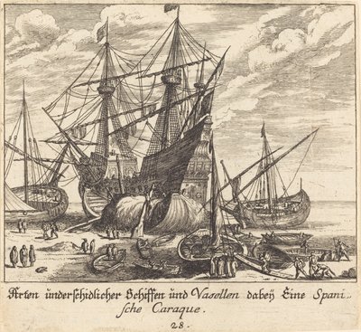 gemiler by Melchior Küsel after Johann Wilhelm Baur