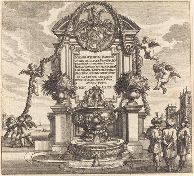 Baş sayfa by Melchior Küsel after Johann Wilhelm Baur