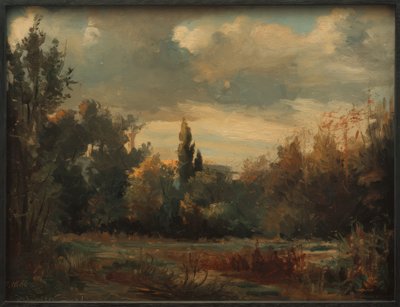 Berlin park manzarası by Melchior Lechter
