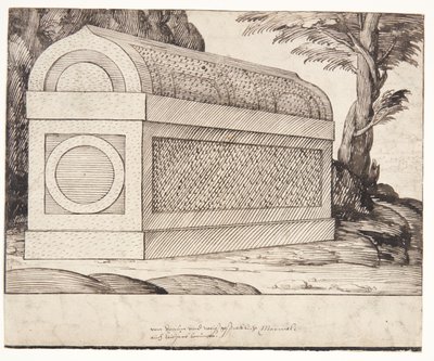 Bir Lahit by Melchior Lorck