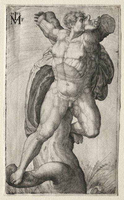 çarmıha gerilmiş adam by Melchior Lorck
