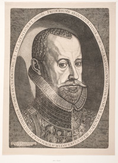 Kral II. Frederik by Melchior Lorck