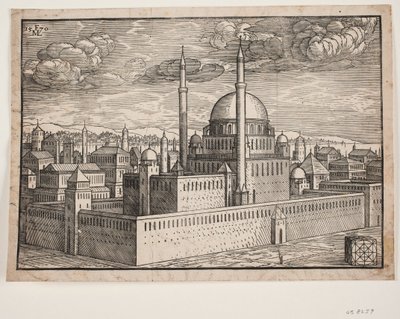 Muhtemelen I. Selim Camii by Melchior Lorck