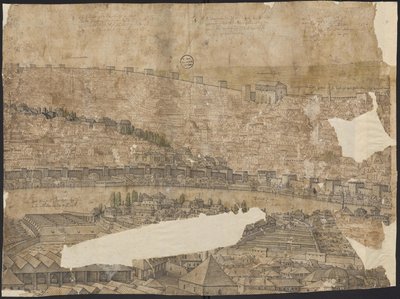Prospect of Constantinople, Sayfa 16, Melchior Lorck, 1559 by Melchior Lorck