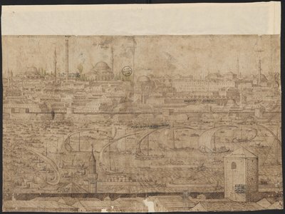 Prospect of Constantinople, Sayfa 8, Melchior Lorck, 1559 by Melchior Lorck