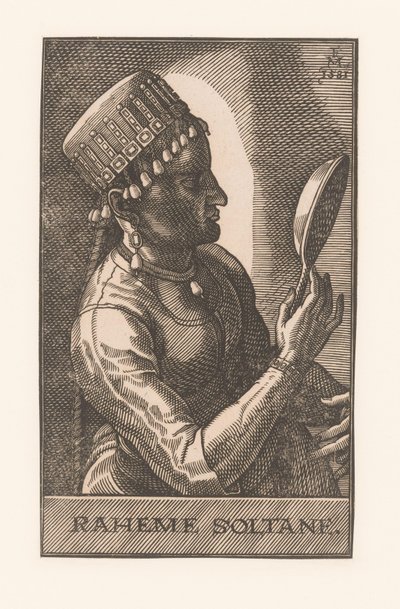 Raheme Soltane (nesne üzerindeki başlık) by Melchior Lorck