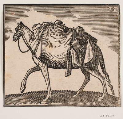 Çok dolu at by Melchior Lorck