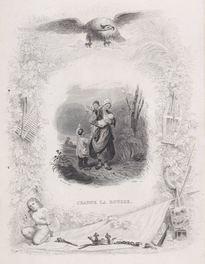 Jeanne the Redhead, The Songs of Béranger, 1829. by Melchior Peronard