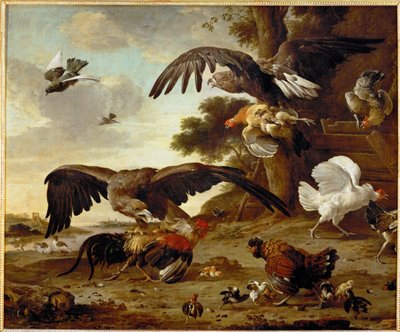  by Melchior de (manner of) Hondecoeter