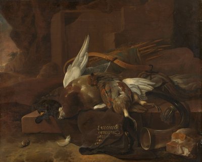 Bir Avcının Çantası by Melchior de Hondecoeter
