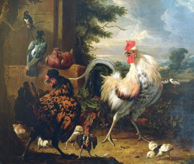 Çiftlik tavuğu by Melchior de Hondecoeter