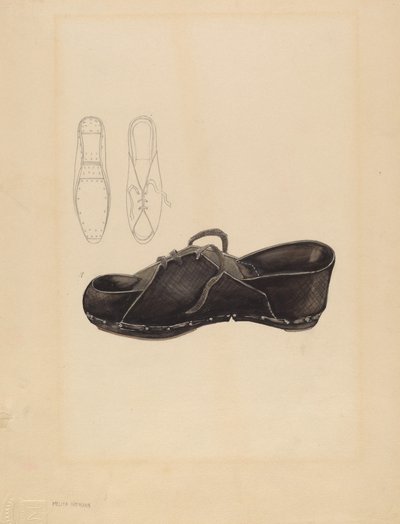 Kadın Takunyası, c. 1936. by Melita Hofmann