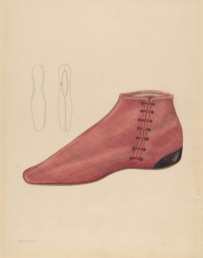 Kadın Ayakkabısı, c. 1936. by Melita Hofmann