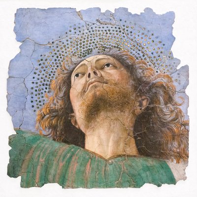 Havari'nin başı, yaklaşık 1480 (fresk) by Melozzo da Forli