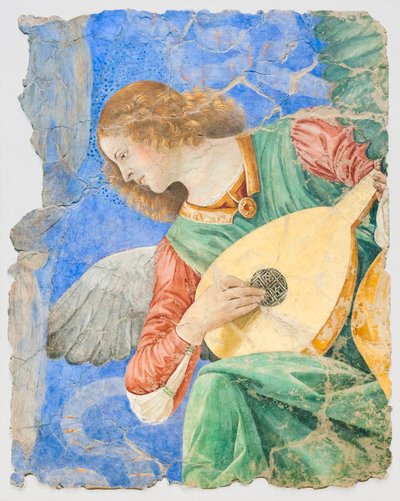 Müzik yapan melekler, 1480 civarı by Melozzo da Forli