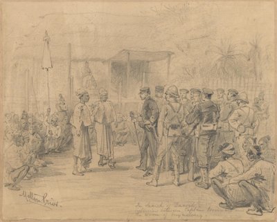 Dacoits arayışında, c.1885 by Melton Prior