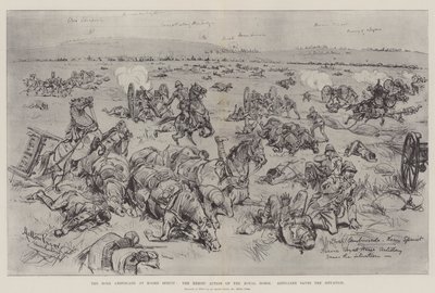 Koorn Spruit'teki Boer Ambuscade, Kraliyet Atlı Ağır Silahlarının Kahramanca Aksiyonu Durumu kurtarıyor by Melton Prior