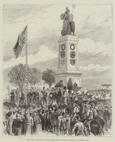 Edinburgh Dükü, Plymouth Hoe