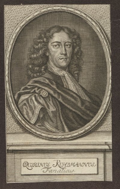Quirinus Kuhlmann 1651-1689 by Mentzel