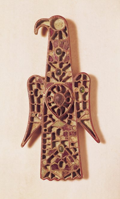 Kartal şekilli broş (metal ve emaye) by Merovingian