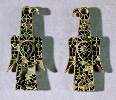 Kartal Şeklinde Broş (metal ve emaye) by Merovingian