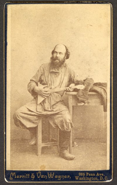 Balalayka ile Kimliği belirsiz Adam Portresi, 1886 ve 1895 Arası. by Merritt and Van Wagner