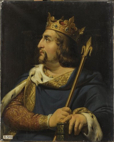 Fransa Kralı VI.Louis, 1837 by Merry Joseph Blondel