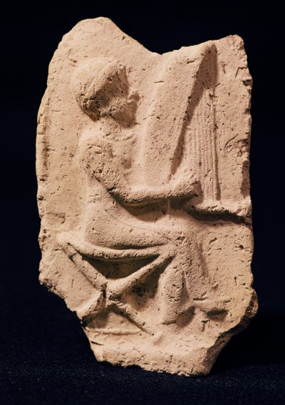 ಹಾರ್ಪ್ ವಾದಕ, 1830-1600 BC ಟರ್ಕ್ by Mesopotamian