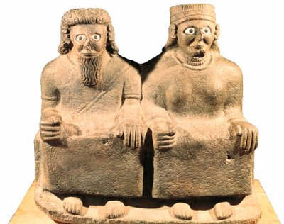 Tanrı Hadad ve Tanrıça İştar by Mesopotamian Mesopotamian