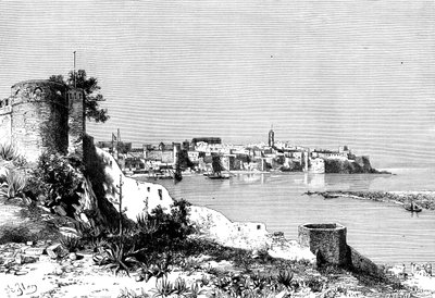 Rabat ve Bu-Regrag nehrinin ağzı, Fas, 1895. by Meunier