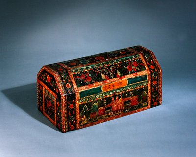 Sandık, 19. yüzyıl sonu (cilalı ve boyalı ahşap) by Mexican School