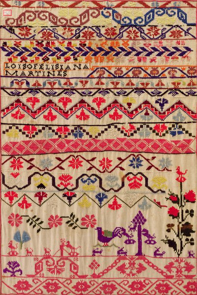 Nakış örnekleyici (pamuk) by Mexican School