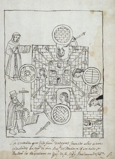 Ms Hunter 242 f.317r İspanyol Fethi, Historia de Tlaxcala